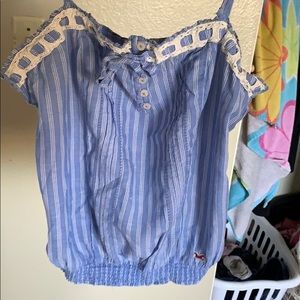 Hollister crop top loose tank top